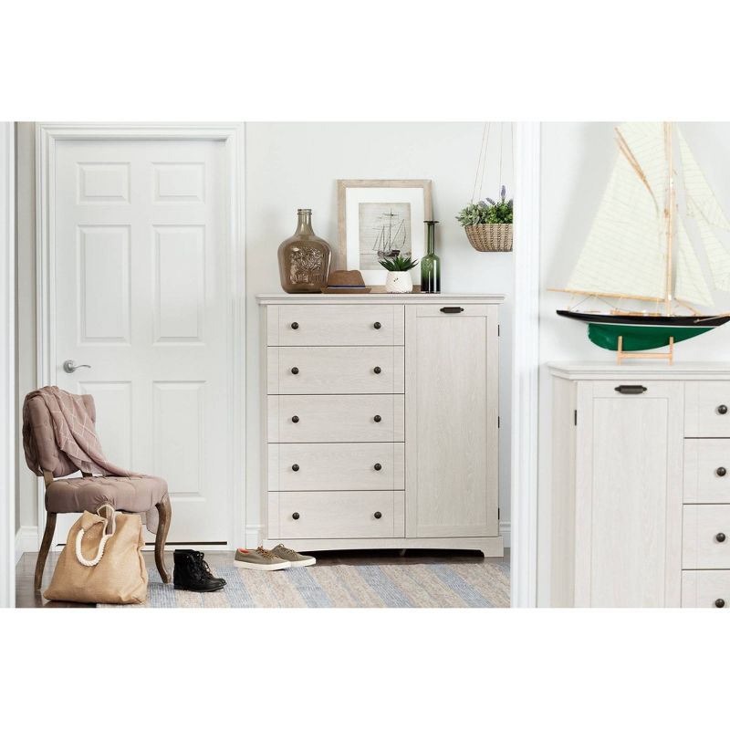 Avilla Door Chest with 5 Drawers - South Shore, 5 of 10