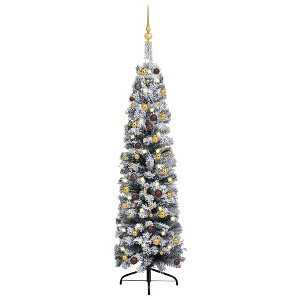 Artificial Christmas Tree Green, shiny gold, matte gold, bronze - 1 of 4