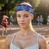 Unique Bargains Flexible Sport Headband Purple 1 Pc - 2 of 4