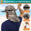 SUN CUBE Sun Hat for Men, Wide Brim Fishing Hat Neck Flap Cover Men, Women, Hiking, Camping, Sun Protection UV, Gardening - 4 of 4