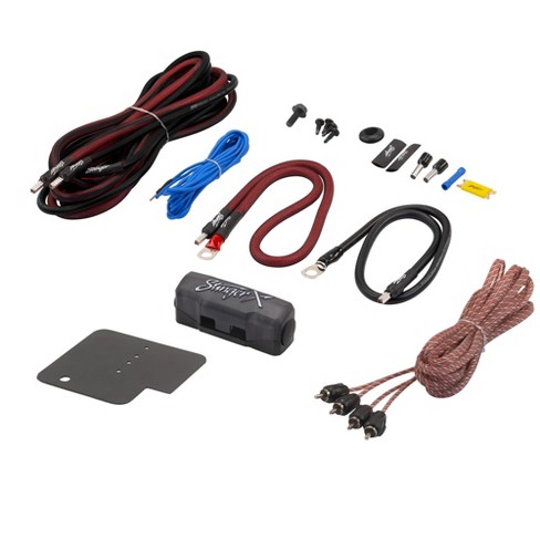 Boss Audio Systems Kit2 8 Gauge Complete Car Amplifier Installation Wiring  Kit With Power Cables, Ground Cables, Turn-on Wire, Speaker Wire, Terminals  : Target