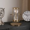 TopComfy Decorative Object Aluminium Sand Timer Hourglass for Elegant Home Office Decor, Gold, 10"*9"*14" - 2 of 4