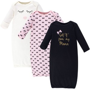 Little Treasure Infant Girl Cotton Gowns, Mama, Preemie-Newborn - 1 of 1