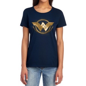 Women's Wonder Woman Movie Lasso Logo T-Shirt - 1 of 4