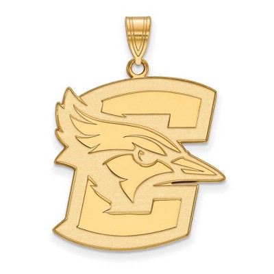 Black Bow Jewelry 14k Yellow Gold Creighton Bluejays NCAA Extra Large Pendant