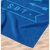 NBA Los Angeles Lakers Hardwood Classics Beach Towel 30x60 Inches - 3 of 4