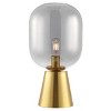 Rain Table Lamp - 18 Inch Height - TBL4523 - Smoke Grey/Brass - Safavieh - 3 of 4