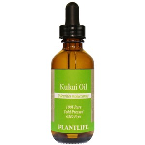 Plantlife Kukui Carrier Oil - Cold Pressed, Non-GMO, and Gluten-Free Carrier Oil for Skin, Hair, and Personal Care - 1 of 2