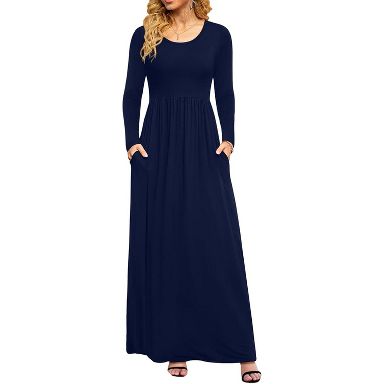 emerald green multiway bridesmaid dresses Navy V-Neck Long Sleeves Lace Appliques Chiffon Prom Dress main image 1