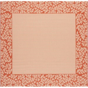 Courtyard CY0727 UV & Stain Resistant Non-Shedding Power Loomed Indoor/Outdoor Rugs - Safavieh - 1 of 4