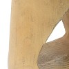 Wooakway Hollow Side Table Wood-like Texture Coffee Table End Table For Living Room - 4 of 4