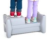 Siblings Kids' Step Stool Gray - Simplay3: Plastic, 22.38" Height, 300 lbs Capacity, No Assembly Required - 2 of 4