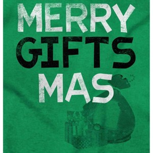 Funny Merry Christmas Presents Pun Graphic T Shirt Men or Women Brisco Brands - 1 of 4
