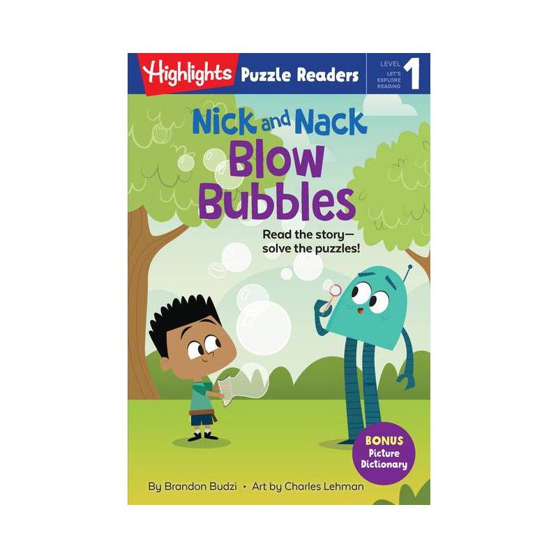 Nick and Nack Blow Bubbles - (Highlights Puzzle Readers) by  Brandon Budzi (Paperback), 1 of 2