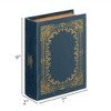 set of 4 Decorative Vintage Book Shaped Trinket Storage Box - 4 of 4