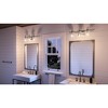 Urban Ambiance Luxury Vintage Bath Light 9.875''H x 23.375''W,  Brushed Nickel Finish,  Hedland Collection, UHP4062 - 2 of 4