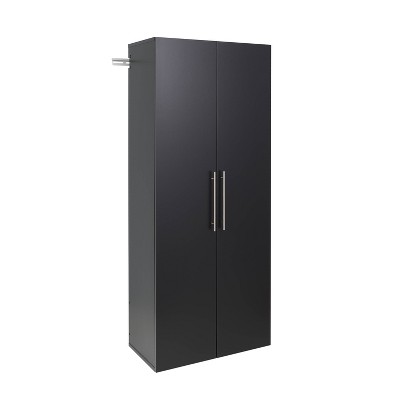 30 Hangups Large Storage Cabinet Black - Prepac : Target