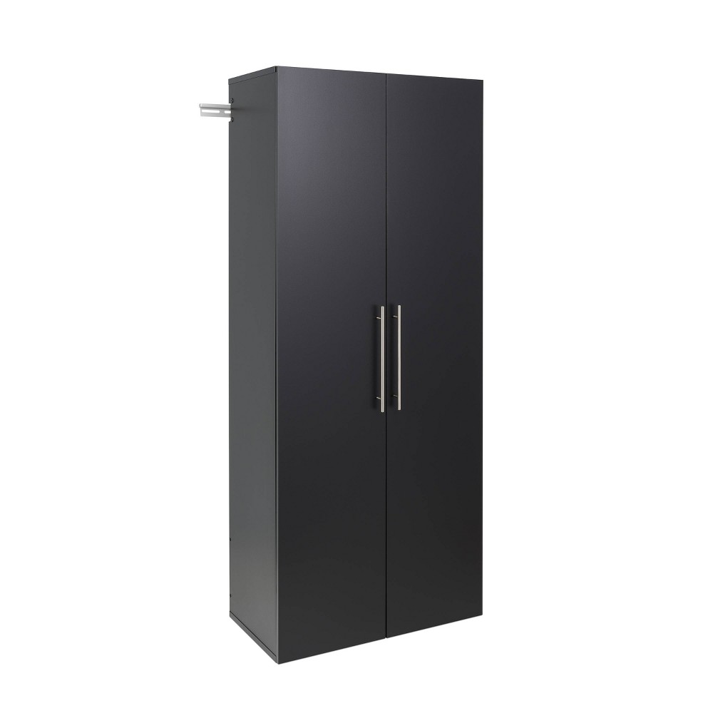 Photos - Wardrobe 30" Hangups Large Storage Cabinet Black - Prepac