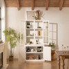 75'' Kitchen Pantry Cabinet, Freestanding Display Cabinet with Glass Door, Cupboard Storage Cabinet, Bathroom Storage Cabinet for Living Room Hallway - 2 of 4