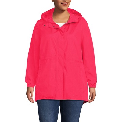 Lands' End Women's Squall Packable Waterproof Raincoat