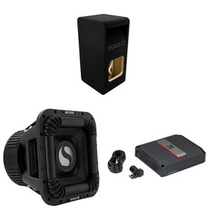 Kicker SOLOX 49L7X122 12" Subwoofer & Enclosure with 51LX16501 Mono Amp Bundle - 1 of 4