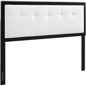 Modway Draper Tufted Twin Fabric and Wood Headboard - 1 of 3