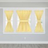 Kate Aurora Plaid Country Farmhouse French Door Curtain Panel With Matching Tieback - 2 of 4