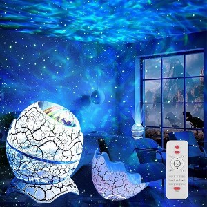 MOVSSOU Galaxy Projector & White Noise Machine in Dinosaur Egg – Bluetooth Speaker & Star Light for Kids Room, Bedroom Decor - 1 of 4