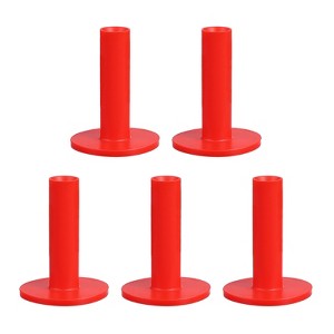 Unique Bargains Stability Soft Practice Training Rubber Cover Golf Tees 5 Pcs - 1 of 4