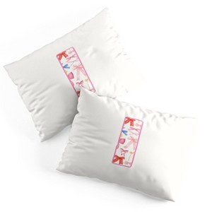 Deny Designs Standard April Lane Art Fancy Bow Monogram I Microfiber Printed Pillow Sham - 1 of 3