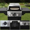 DSVIMOY Outdoor Grill with Cooking Grids, Foldable Side Table, Hanging Basket, Grill for Backyard, Black & Silver, 38.58"*20"*42.9" - 4 of 4