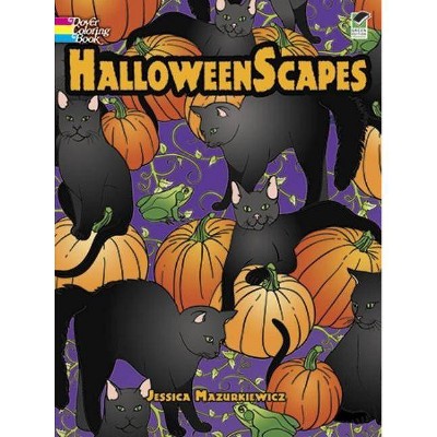 Halloweenscapes Coloring Book - (Dover Holiday Coloring Book) by  Jessica Mazurkiewicz (Paperback)