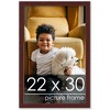 PosterPalooza | Minimalist Brown Picture Frame - UV Acrylic, Foam Board Backing, Hanging Hardware - 2 of 4