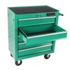 Rolling toolbox with 5 drawers, lock and key, wheel tool storage cabinet, high wear tool storage box for garage, warehouse, and repair shop - 3 of 4