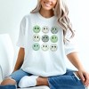 Simply Sage Market Women's St. Patrick's Smiley Chart Short Sleeve Garment Dyed Tee - 2 of 2
