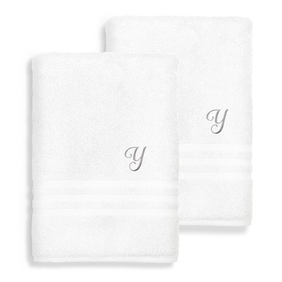 Linum Home Textiles 100% Turkish Cotton 2PC Denzi Bath Towel Set