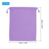 Unique Bargains 100% Cotton Reusable Washable Luggage Organizer Drawstring Bags 12 Pcs - 2 of 4