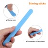Unique Bargains Silicone Reusable Resin DIY Crafts Silicone Stirring Stick and Spatula Kit 2 Sets - 4 of 4