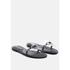 Scoth Clear Buckled Quilted Women Slides - 2 of 4