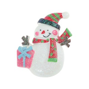 Unique Bargains Magnetic Sticker Dark Brown White 1 Pc - 1 of 3