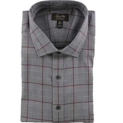 Tasso Elba Mens Basketweave Button Down Dress Shirt