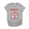 Simply Sage Market Land Of The Free Cherries Short Sleeve Tee - 2 of 4