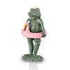 SPI Home Beach Buddy Frog Sculpture – 19.5-Inch Cast Aluminum Garden Decor with Coastal Theme and Relaxed Pose - 4 of 4