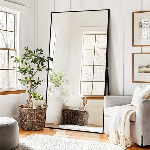 CENGHU Rectangular floor mirror, 65"x 25" Floor Mirror Full Length, Standing  Mirror For Living Room Bedroom - 1 of 4