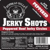Buffalo Bills 14oz Peppered Beef Jerky Shots (80 black pepper jerky circles per bag) - 2 of 3