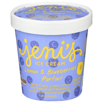 Jeni's Lemon & Blueberries Parfait Frozen Ice Cream - 16oz