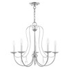 Livex Lighting Mirabella 5 - Light Chandelier in  Polished Chrome - 2 of 3