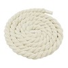 INSPIRE CHIC Chunky Rope Laces Round Hand-woven Solid Color Shoelaces for Sneakers 1 Pair - 2 of 4