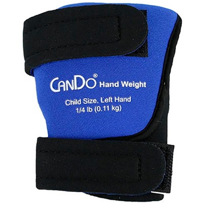 CanDo Palm Weights, Child Size Left Hand, 1/4 pound