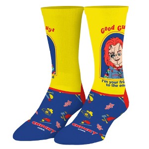 Cool Socks Funny Men's Novelty Crew, Favorite Movies, Assorted Styles - 1 of 4